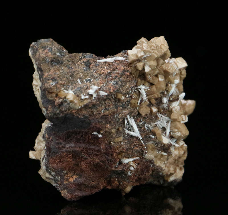 Olmiite & Bultfonteinite on Matrix,"N'Chwaning II Mine, Kalahari Manganese Field, Northern Cape, Sou