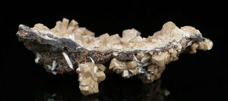 Olmiite & Bultfonteinite on Matrix,"N'Chwaning II Mine, Kalahari Manganese Field, Northern Cape, Sou