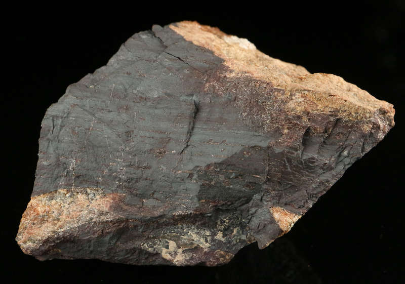 Hematite on Matrix, "N'Chwaning II Mine, Kalahari Manganese Field, Northern Cape, South Africa. "
