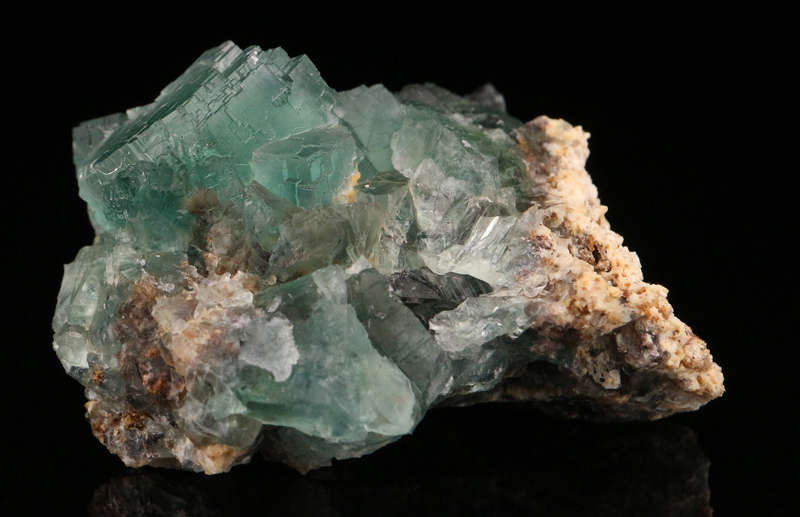 Fluorite on Matrix, Okorusu Mine, Otjiwarongo, Otjozondjupa Region, Namibia