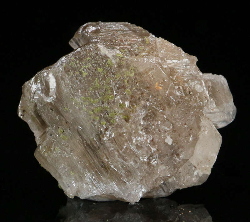 Duftite on Cerussite, Tsumeb Mine, Namibia