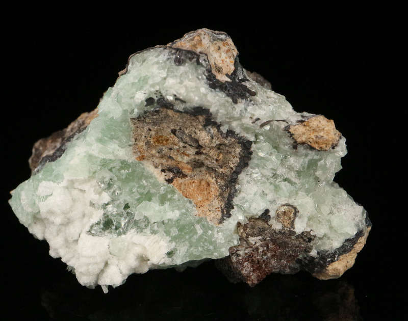 Skorpionite on Tarbuttite, Skorpion Mine, Karas Region, Namibia