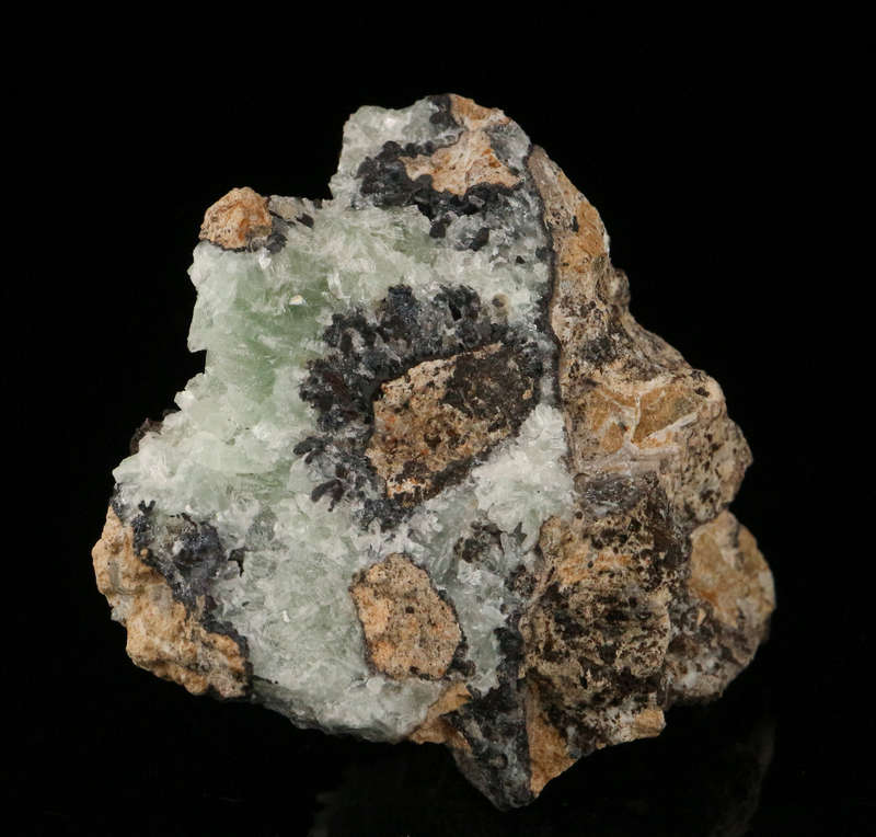 Skorpionite on Tarbuttite, Skorpion Mine, Karas Region, Namibia
