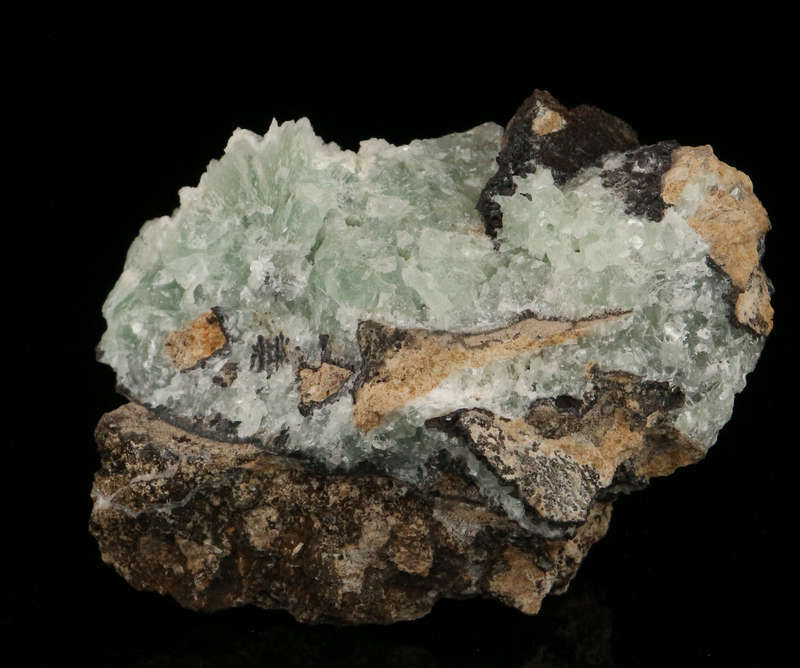 Skorpionite on Tarbuttite, Skorpion Mine, Karas Region, Namibia