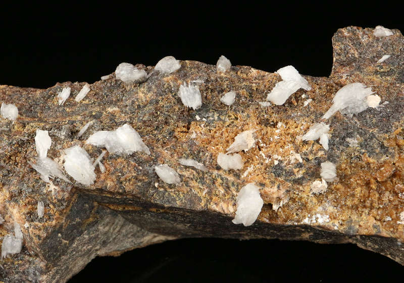 Celestine, Andradite on Matrix,"N'Chwaning II Mine, Kalahari Manganese Field, Northern Cape, South A