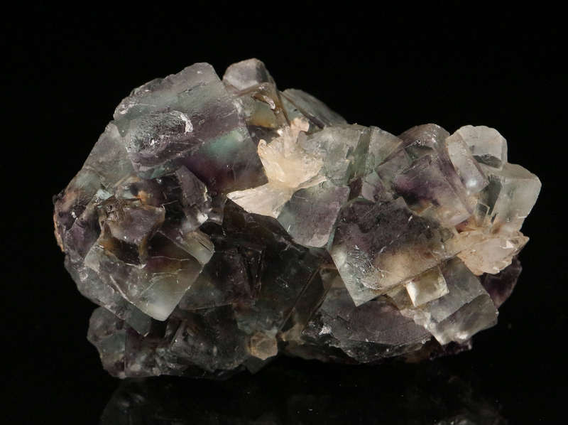 Purple Green Zoned Fluorite Cluster, Okorusu Mine, Otjiwarongo, Otjozondjupa Region, Namibia