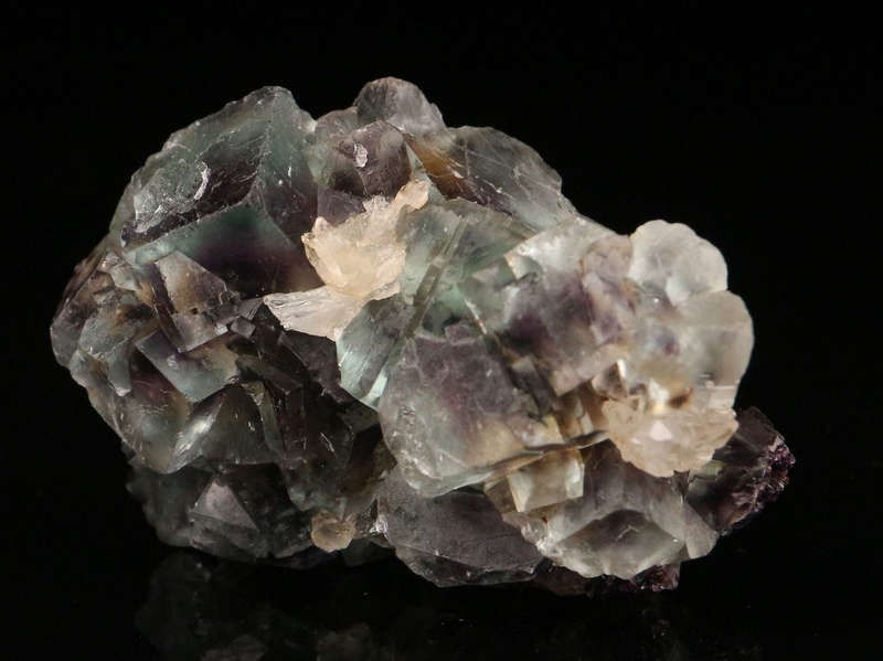 Purple Green Zoned Fluorite Cluster, Okorusu Mine, Otjiwarongo, Otjozondjupa Region, Namibia