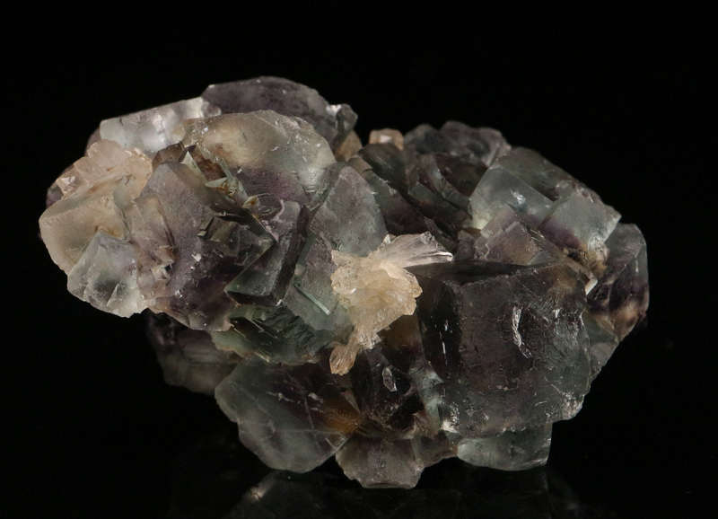 Purple Green Zoned Fluorite Cluster, Okorusu Mine, Otjiwarongo, Otjozondjupa Region, Namibia