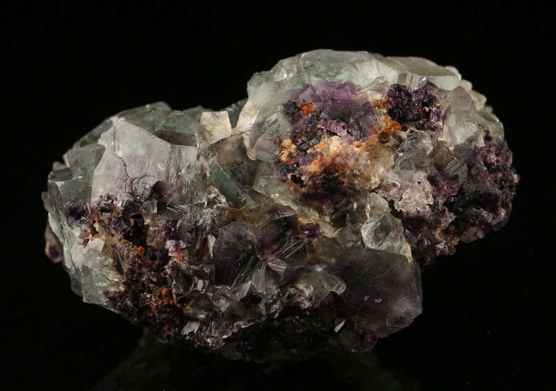 Purple Green Zoned Fluorite Cluster, Okorusu Mine, Otjiwarongo, Otjozondjupa Region, Namibia