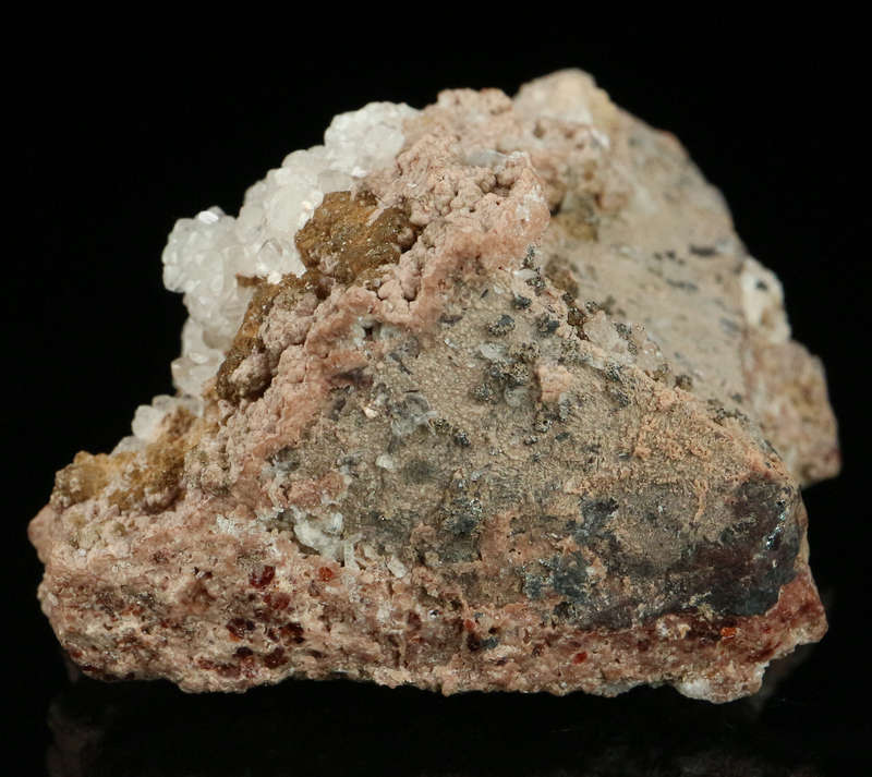 Calcite on Matrix, "N'Chwaning II Mine, Kalahari Manganese Field, Northern Cape, South Africa "