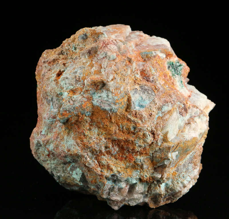 Shattuckite on Matrix, Kaokoveld Region, Namibia
