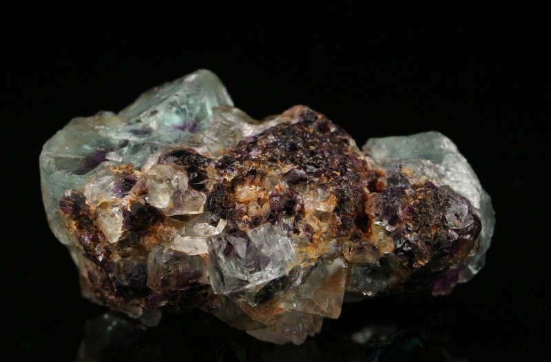 Purple Green Zoned Fluorite Cluster, Okorusu Mine, Otjiwarongo, Otjozondjupa Region, Namibia