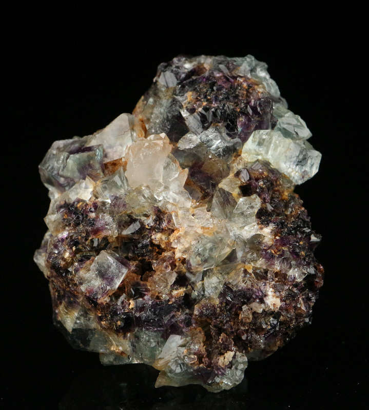 Purple Green Zoned Fluorite Cluster, Okorusu Mine, Otjiwarongo, Otjozondjupa Region, Namibia