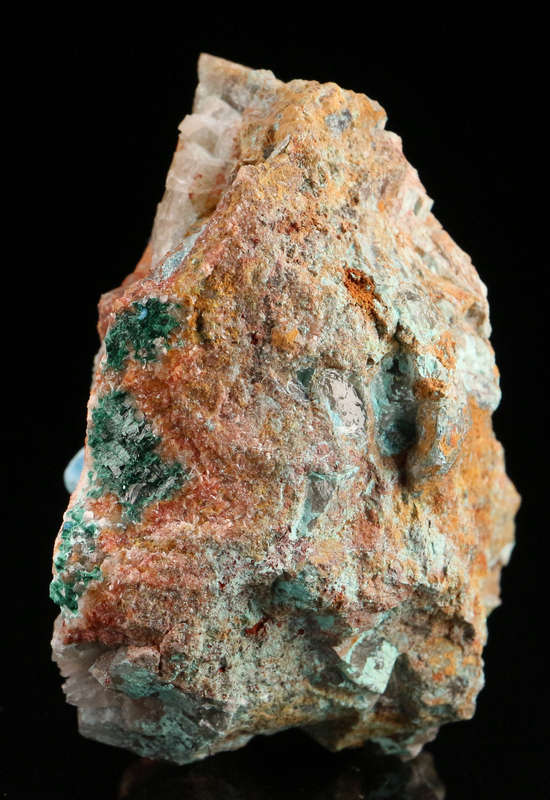 Shattuckite on Matrix, Kaokoveld Region, Namibia