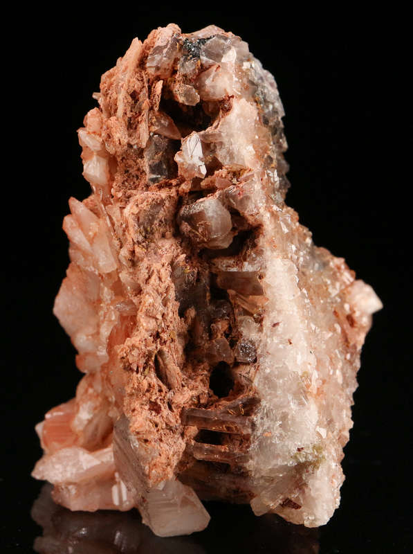 Hematite on Shard Quartz Cluster, Artonvilla Mine, Musina, South Africa