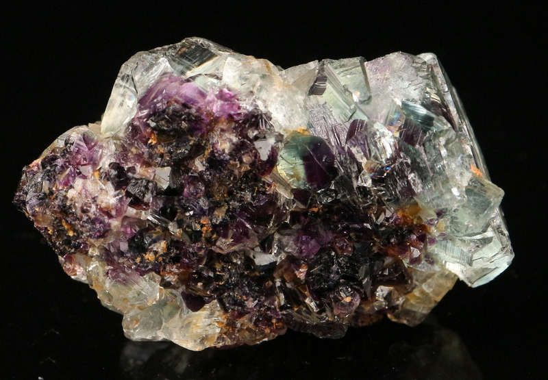 Purple Green Zoned Fluorite Cluster, Okorusu Mine, Otjiwarongo, Otjozondjupa Region, Namibia