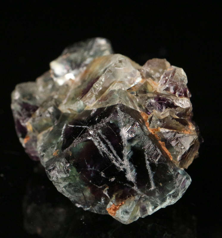 Purple Green Zoned Fluorite Cluster, Okorusu Mine, Otjiwarongo, Otjozondjupa Region, Namibia