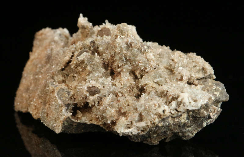 Quartz on Matrix, "N'Chwaning II Mine, Kalahari Manganese Field, Northern Cape, South Africa "