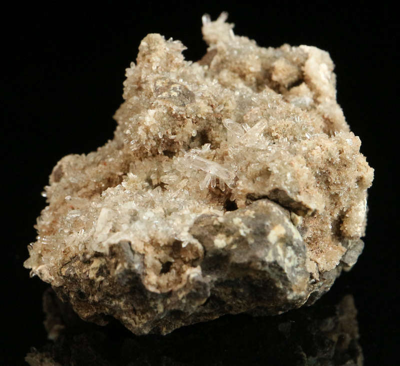 Quartz on Matrix, "N'Chwaning II Mine, Kalahari Manganese Field, Northern Cape, South Africa "