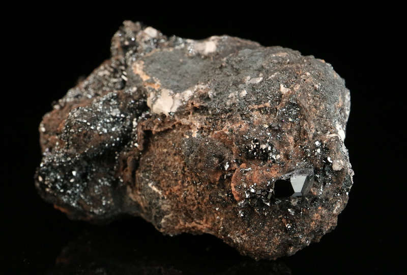 Hematite & Andradite on Matrix,"N'Chwaning II Mine, Kalahari Manganese Field, Northern Cape, South A