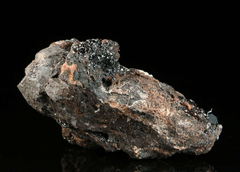 Hematite & Andradite on Matrix,"N'Chwaning II Mine, Kalahari Manganese Field, Northern Cape, South A