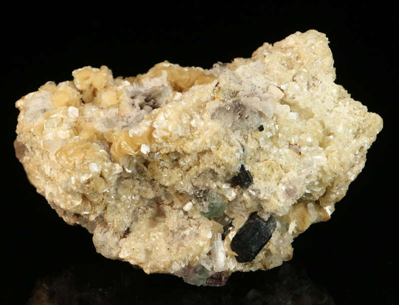 Fluorite, Schorl & Muscovite, Erongo Mnt Region, Namibia