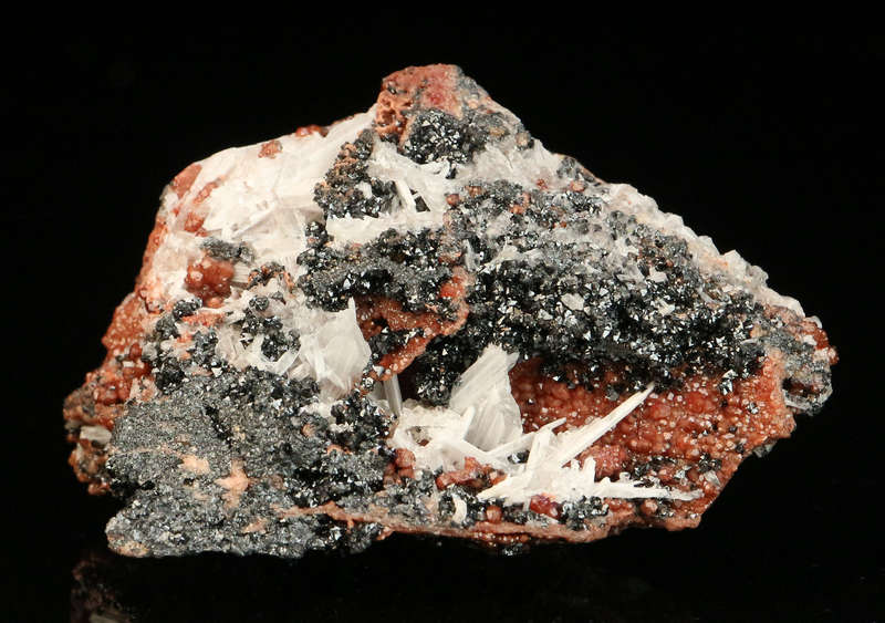Hausmannite & Andradite,"N'Chwaning II Mine, Kalahari Manganese Field, Northern Cape, South Africa "
