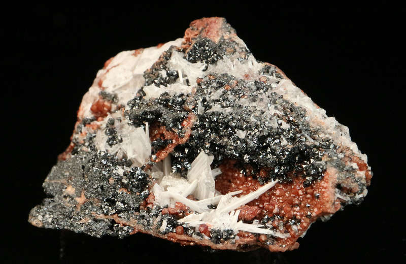 Hausmannite & Andradite,"N'Chwaning II Mine, Kalahari Manganese Field, Northern Cape, South Africa "