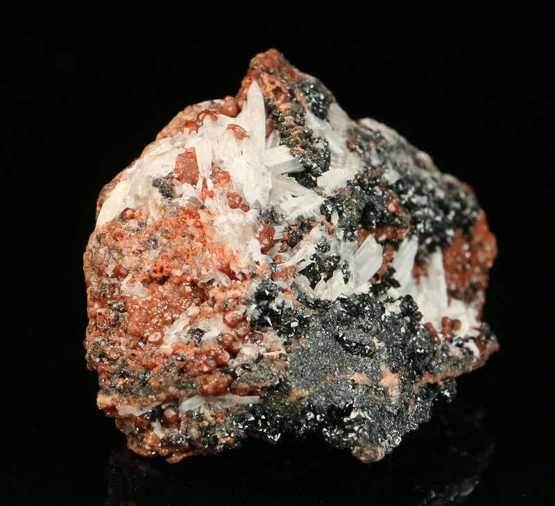 Hausmannite & Andradite,"N'Chwaning II Mine, Kalahari Manganese Field, Northern Cape, South Africa "