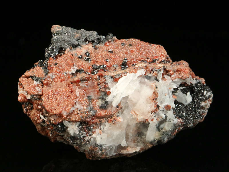 Hausmannite & Andradite,"N'Chwaning II Mine, Kalahari Manganese Field, Northern Cape, South Africa "