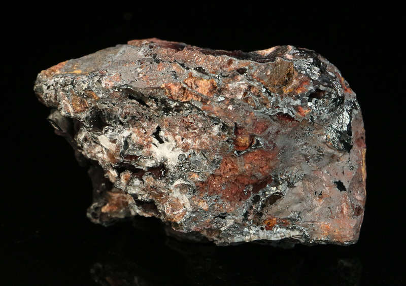 Hematite on Baryte on Matrix, Skorpion Mine, Karas Region, Namibia