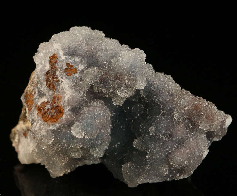Quartz on Smithsonite, Skorpion Mine, Karas Region, Namibia