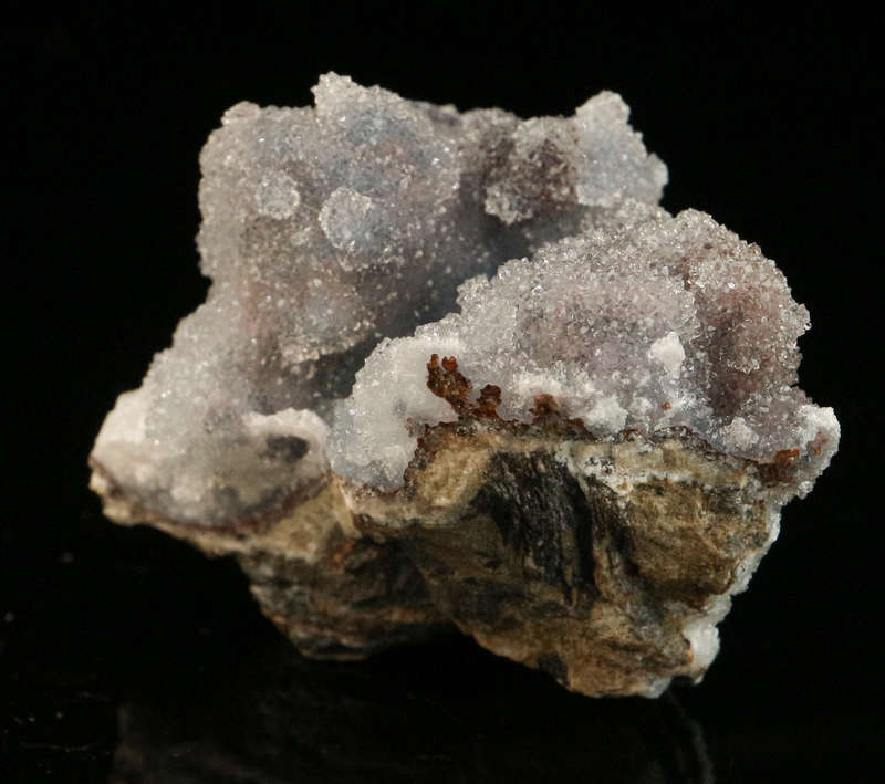 Quartz on Smithsonite, Skorpion Mine, Karas Region, Namibia
