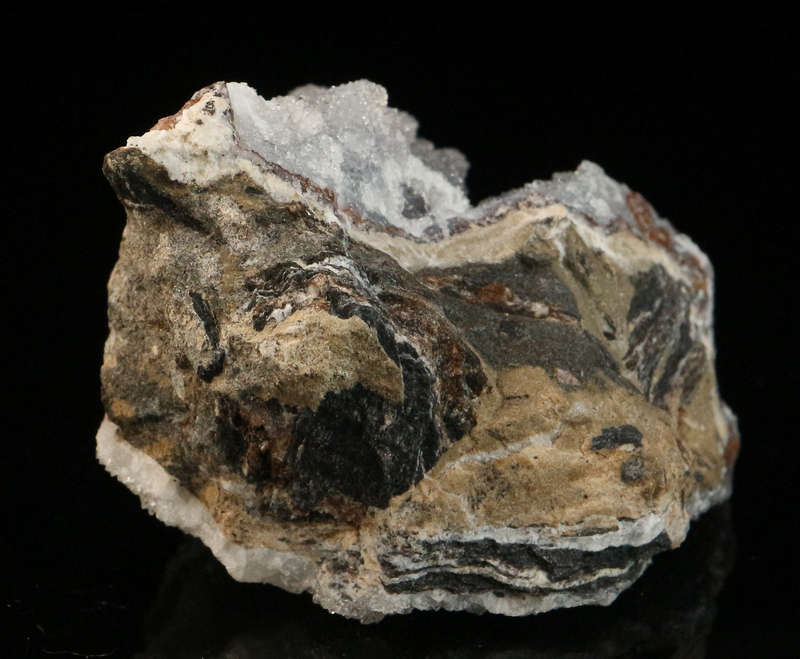 Quartz on Smithsonite, Skorpion Mine, Karas Region, Namibia