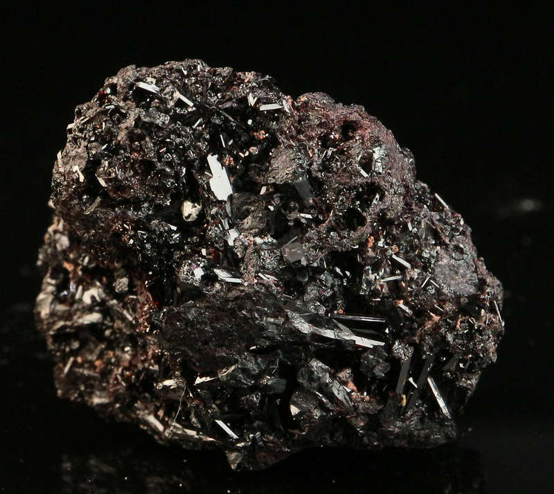 Manganvesuvianite on Matrix,"N'Chwaning II Mine, Kalahari Manganese Field, Northern Cape, South Afri