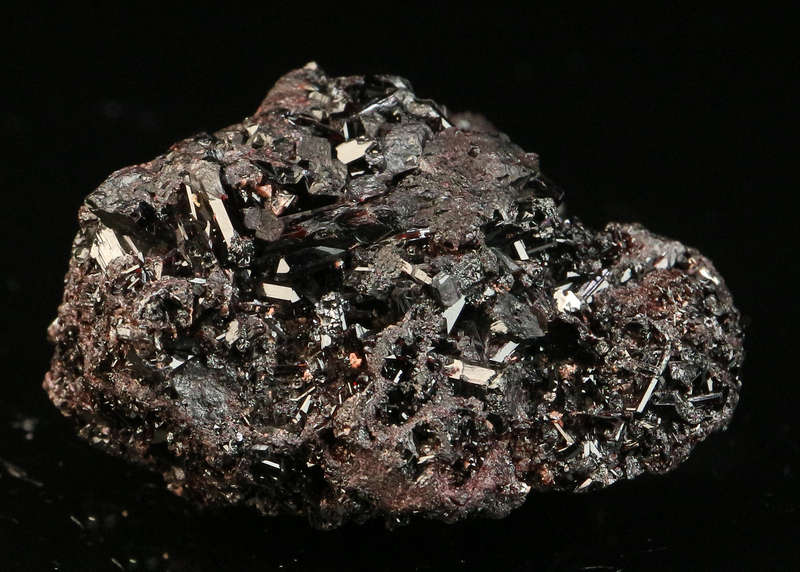 Manganvesuvianite on Matrix,"N'Chwaning II Mine, Kalahari Manganese Field, Northern Cape, South Afri