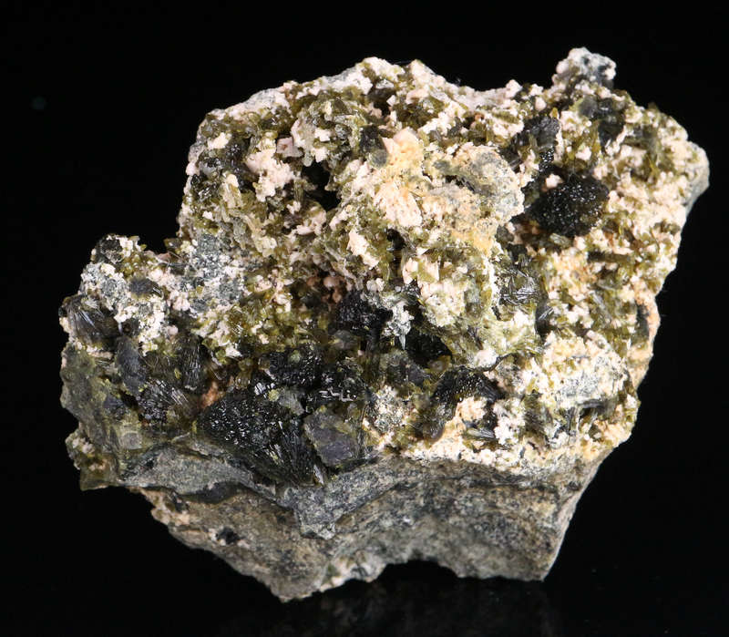 Epidote on Matrix, Erongo Mnt Region, Namibia