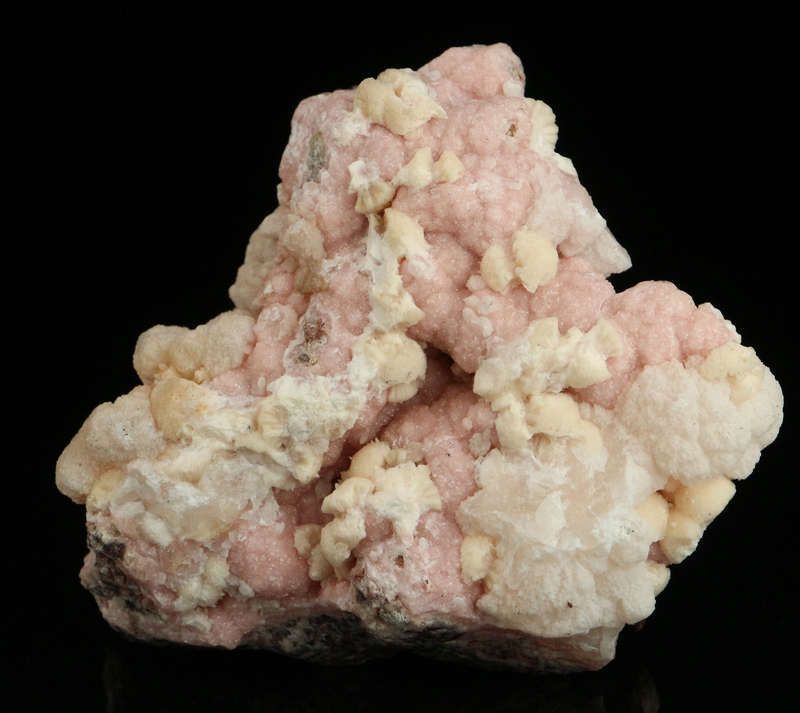 Kutnohorite on Rhodochrosite,"N'Chwaning II Mine, Kalahari Manganese Field, Northern Cape, South Afr