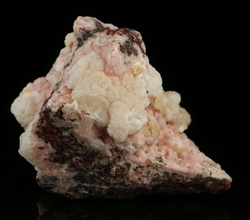 Kutnohorite on Rhodochrosite,"N'Chwaning II Mine, Kalahari Manganese Field, Northern Cape, South Afr