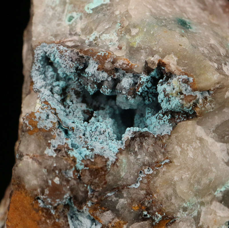 Shattuckite on Matrix, Kaokoveld Region, Namibia