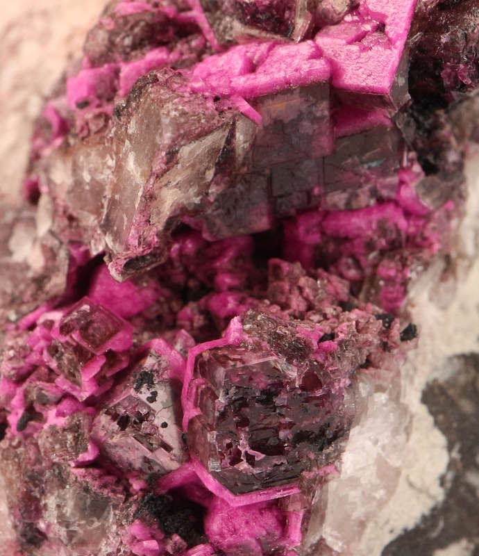 Cobaltoan Calcite on Matrix, Mashamba West Mine, DRC