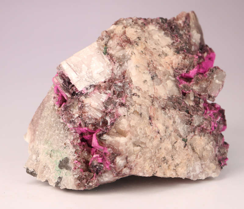 Cobaltoan Calcite on Matrix, Mashamba West Mine, DRC