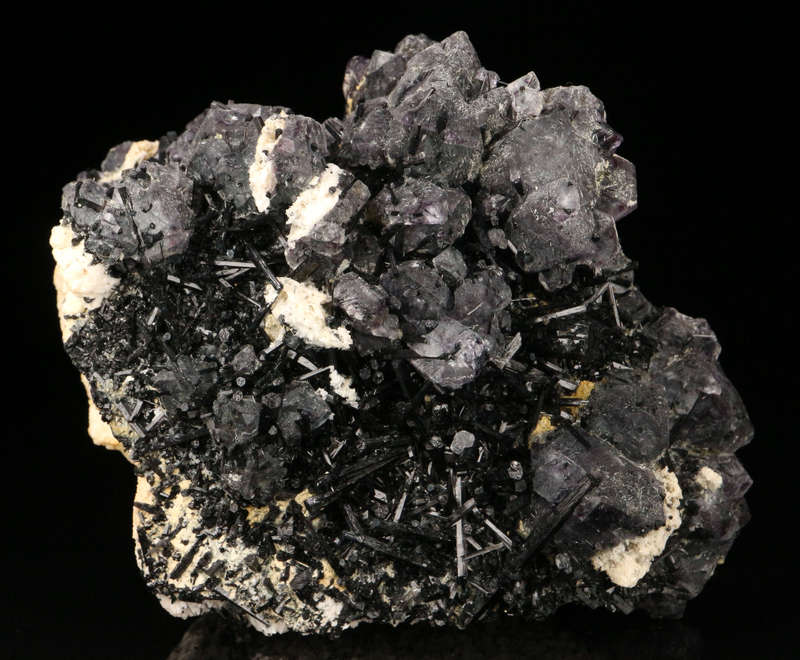 Schorl incl Fluorite on Matrix, Erongo Mnt Region, Namibia