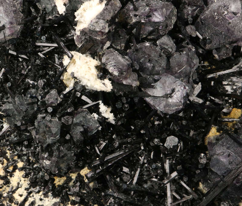 Schorl incl Fluorite on Matrix, Erongo Mnt Region, Namibia