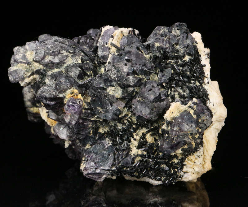 Schorl incl Fluorite on Matrix, Erongo Mnt Region, Namibia