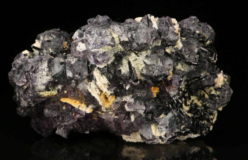 Schorl incl Fluorite on Matrix, Erongo Mnt Region, Namibia