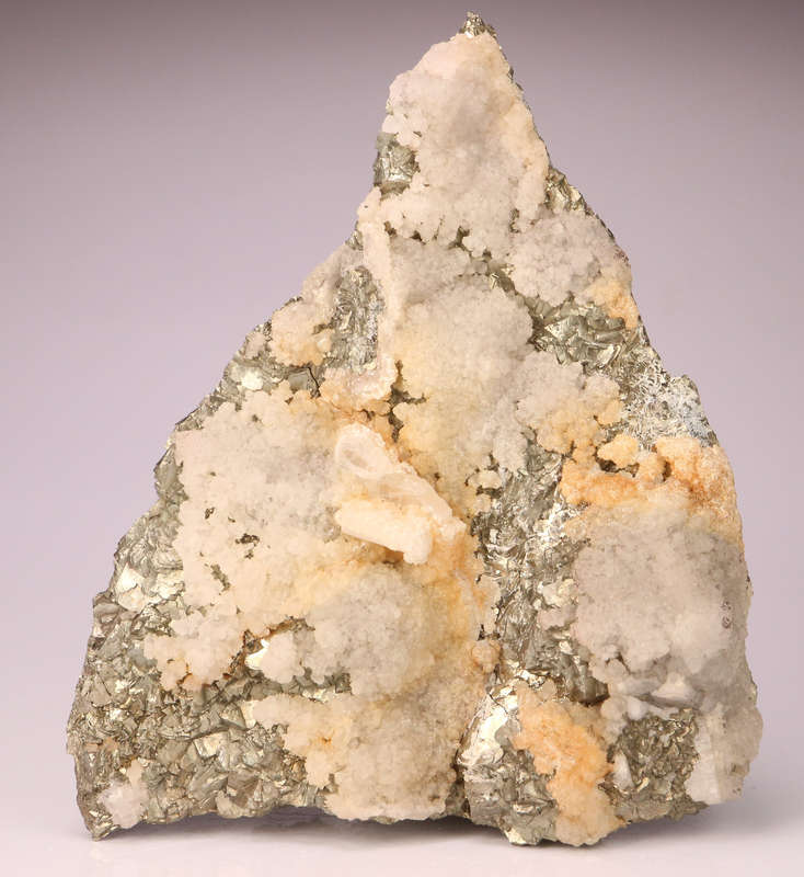 Calcite on Pyrite, N'Chwaning II, Northern Cape, South Africa