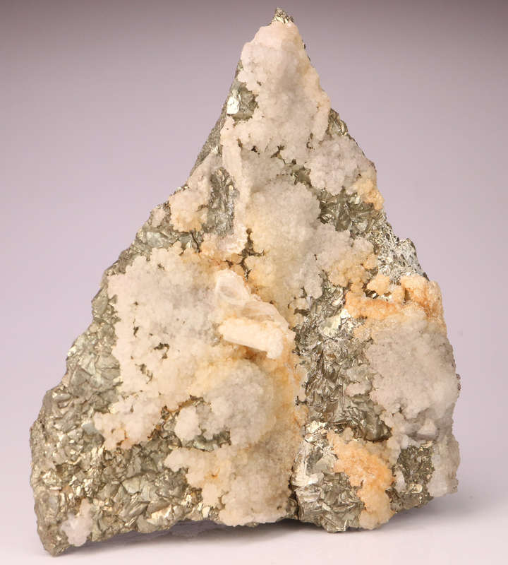 Calcite on Pyrite, N'Chwaning II, Northern Cape, South Africa