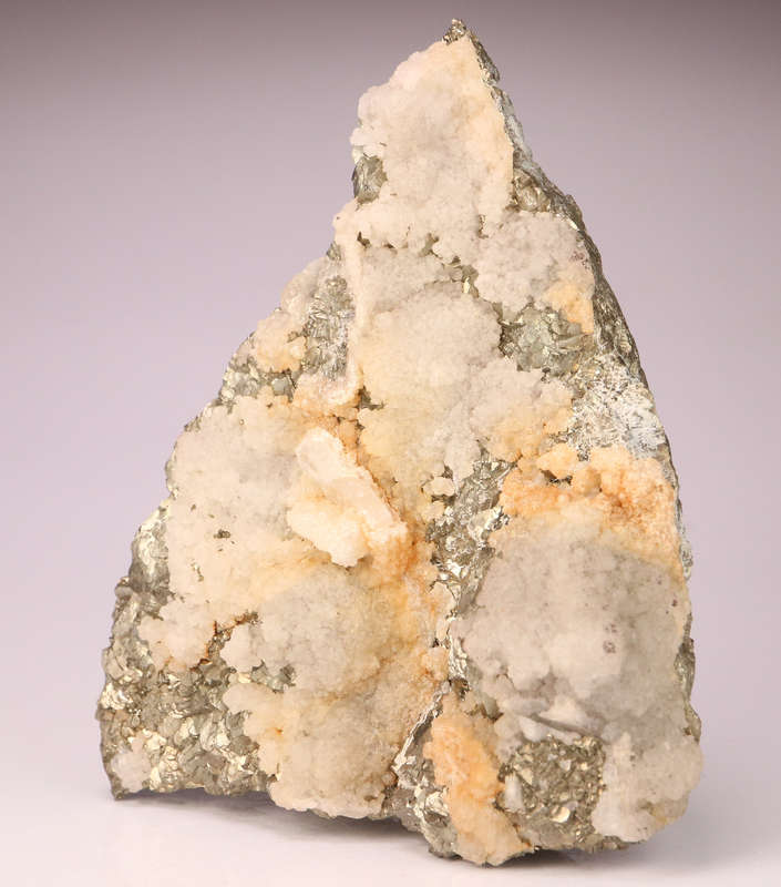 Calcite on Pyrite, N'Chwaning II, Northern Cape, South Africa