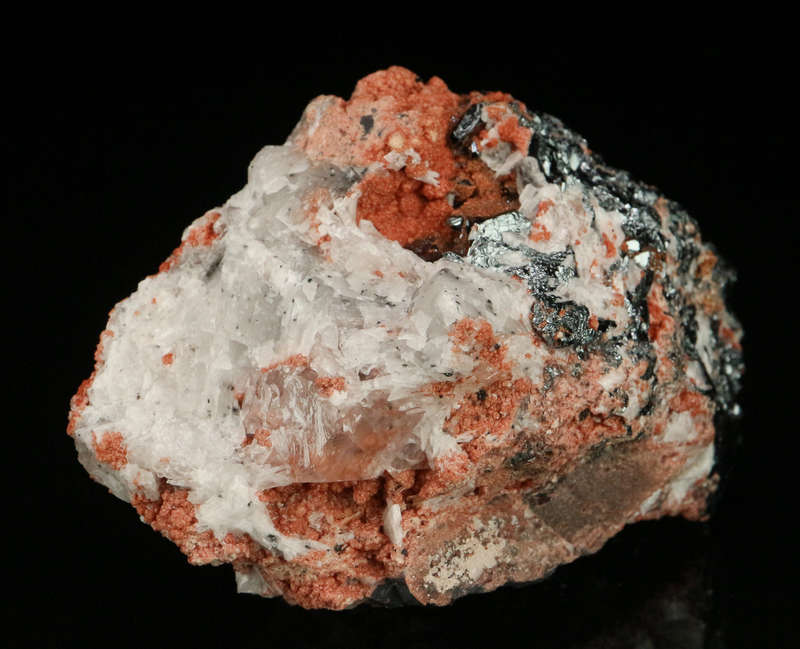 Hematite, Calcite & Andradite,"N'Chwaning II Mine, Kalahari Manganese Field, Northern Cape, South Af